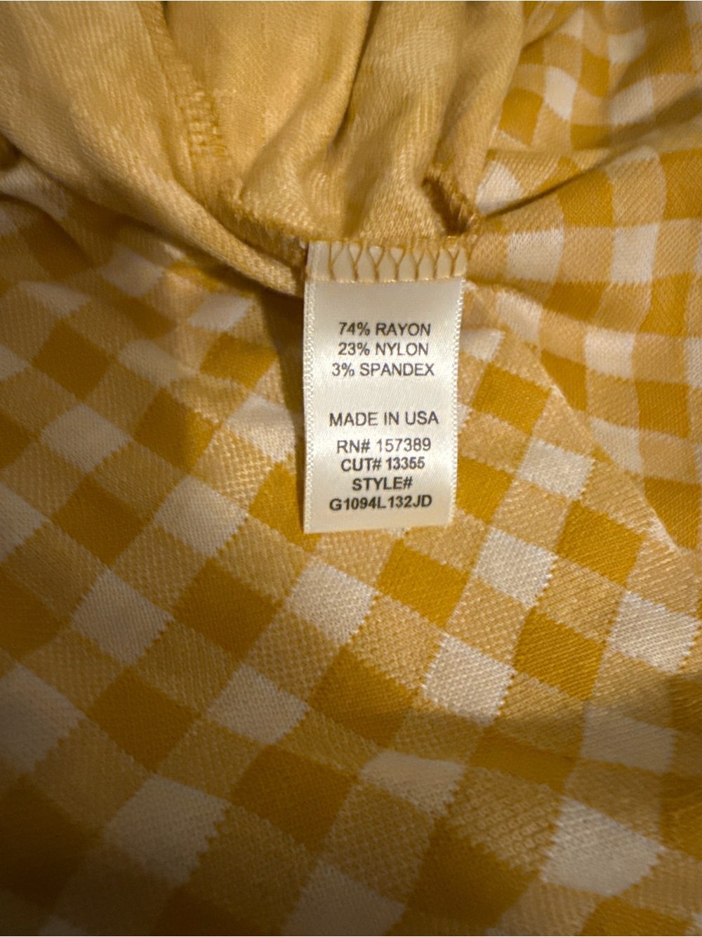 NWT Altar'd State Yellow Gingham Two Piece Set Crop Top Mini Skirt Co-Ord S - Picture 8 of 16